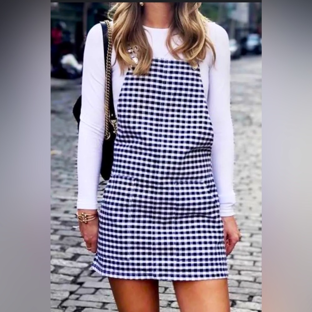 Volcom x GMJ Georgia May Jagger Collab  Frochickie Skirtall Gingham Jumper